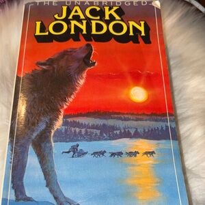 Jack London Book with Wolf Cover